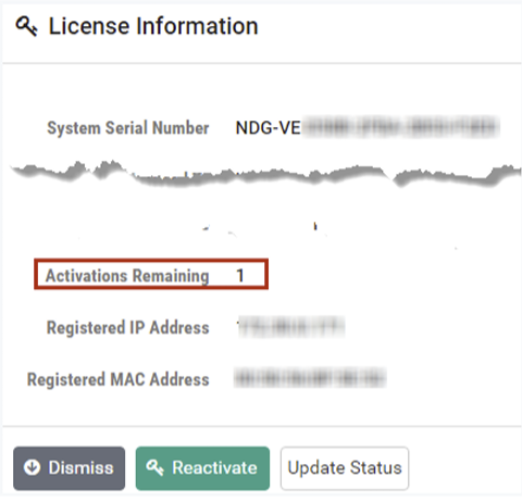 License Active